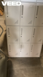 12 Doors Steel Storage Locker: Light Gray NOT ASSEMBLED 185*90*40CM