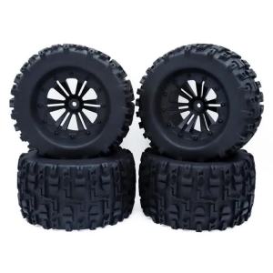 Bộ 4 Bánh Xe Và Lốp Xe Quái Vật ZD Racing 1/10 Kích Thước 120/125mm Chất Liệu Cao Su Dành Cho Xe RC 1:10 Xe Crawler Traxxas Axial Scx10 HSP HPI ARRMA Tamiya Kyosho