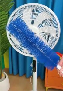 แปรงปัดฝุ่นพัดลม (คละสี) แปรงทำความสะอาด มีด้ามจับ ปรับงอได้ ล้างทำความสะอาดได้ /2085