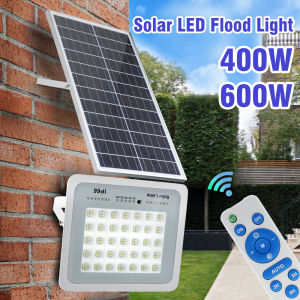 (Malaysia Stock) Hunta 100W/200W/400W/600W Solar Lamp WiFi Control Dimmable Solar Street Lamp Solar Wall Lamp Charging Display Screen Waterproof Solar Street Lamp Durable Lampu Matahari Solar Garden Basketball Court Garage Solar Street Lamp Solar Outdoor