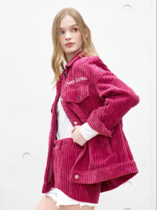 Juicy Couture | Corduroy Thick Casual Jacket