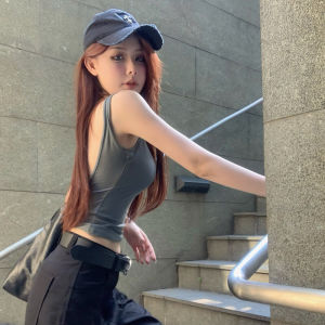 Nữ Thể Thao Yoga Dây Đeo Vai  Áo Hai Dây Mặc Ngoài Trời Mùa Hè Có Đệm Ngực Áo Ngực Lưng Đẹp Tích Hợp Đế Trận Đấu Bên Trong Tiếp Xúc Lớn Backne4>