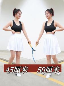 Quick Dry Running Skirt High Waist Slimming Yoga Tennis Skort for plus Size Women Long Sport Half-length Pleated Skirt