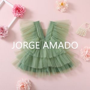 Kids Girl Summer Sage Green Tulle Dress V-neck Layer Knee Length Princess Dresses Girls Birthday Party Formal Clothes E0408-1
