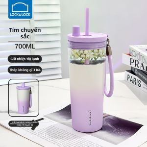 LocknLock | Cốc Nắp Đậy Dây Hút Có Tính Năng Giữ Nhiệt Dung Lượng Lớn
