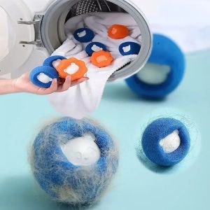 1-5PCS Reusable Pet Hair Remover Ball - Washing Machine Lint Catcher Cat Hair Remover Laundry Filter for Home