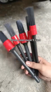 5 Buah Sikat Detail Mobil | Pembersih Mobil Set Lengkap | Detailing Brush Set