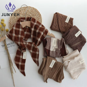 Knitted Triangular Scarf High-end Feeling Shawl Womens Warm Headscarf Multifunctional Casual Small Scarf