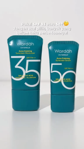 WARDAH UV Shield Acne Calming Sunscreen Serum SPF 50 PA++++ | SPF 35 PA+++