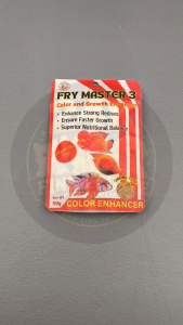 FRY MASTER 3 MICRO PELLET FEED FOR JUVENILE FISH COLOR SUPPORT FORMULA SINKING TYPE 50G