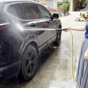 Mosiken High Pressure Water Gun Car Wash Gardening Sprayer 10/20/30/50M Hose Nozzle with Connectors