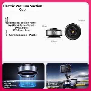 Ulanzi | Electric Suction Vacuum Mount for Action Camera Phone