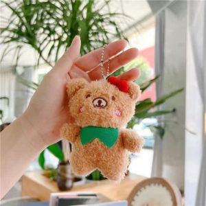 Cherry Rabbit Bear Mini Plush Doll Hanging Ornament Bag Decor Couple Girls Creative Gift Toy Other GZ--0006 Popular