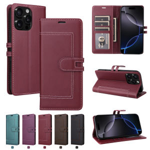 Anti theft brush wallet leather case phone case suitable for Galaxy A56 A36 A55 A35 A73 A26 A15  A16 A17 A32 A25 case phone