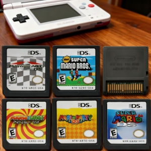 Bandai | Mari0 Series DS Games Cartridge Super Bros Video Game Console Card Kart Party for NDSL 2DS 3DS
