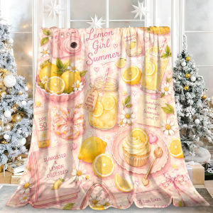 Beast Kingdom | Blush Flowers Design Standard Size Plush Cozy Microfiber Bedding Blanket Ideal for Christmas Tree Holiday Party Decoration