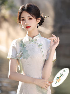 Váy Dài Mùa Hè Phong Cách Mới 2025 Váy Dài Thanh Lịch Cho Nữ Thanh Thiếu Niên Váy Cưới Trung Hoa Cổ Điển Chất Lượng Cao