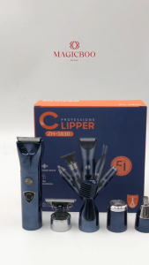Magicboo Wave Power WP-5830 5 in 1 Rechargeable Hair Clipper - Blue