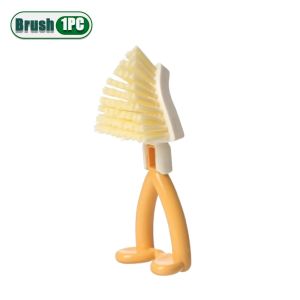 Sink Gap Cleaning Brush Kitchen Dish Washing Brush Pan Scrubber Non Scratch Household Cleaning Tool for Pots Pans Dishes