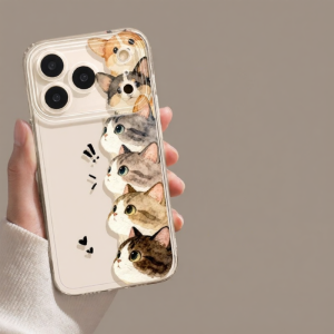 YOUSIDUN | Ốp Lưng Trong Suốt Chống Rơi Có Dây 18promax
