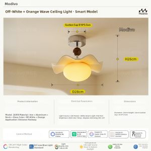 FANCY LAMP CLUB | Cream Vintage Style Ceiling Light