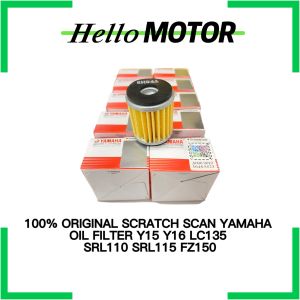 100% HLY YAMAHA OIL FILTER SCRATCH & SCAN Y15 V1 V2 Y16 LC135 4S 5S V1-V8 SRL115 FI FZ150