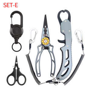 Shawto Fishing Pliers And Grip Anti Corrosion Aeronautical Fishing Scissor Stainless Steel Multifunctional Tool Accessories