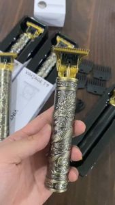 (BISA COD) Alat Mesin Cukur Potong Rambut Bulu Kumis dan Jenggot Listrik Vintage T9 Dragon Hair Clipper Trimmer Naga Shaver Elektrik 0mm Cukura