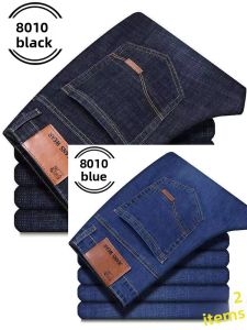 Elastic Denim Pants for Men Thin Summer Workwear