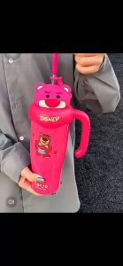 Media แก้วเก็บเย็น แท้ แก้วดิสนีย์ Disney ลายน่ารักๆ ขนาด 800ml มิกกี้ มินนี่ รอสโซ่ มีด้ามจับ พร้อมหลอด แก้วเย็นเยติ แก้วเก็บความเย็นน่ารัก สแตนเลส316 กระติกน้ำร้อนเด็ก ของขวัญเด็ก