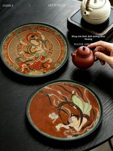 ZHIXIAO | Water Absorbing Zen Style Dunhuang Simple Tea Tray
