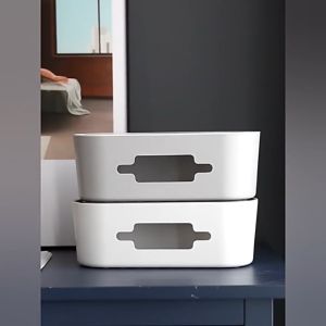 Cable Organizer/Cable Management Power Cord Storage BoxPower Socket Storage Box Desktop Power Strip Wire Management Socket Safety Tidy Organizer
