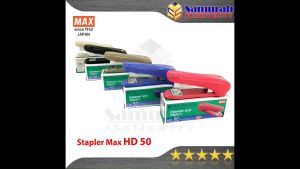 Stapler Max HD 50 / Mesin Staples Tangan HD50 / Alat Strapler Hecter Kertas HD50 Besar isi no 3