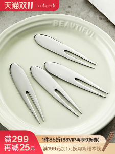Onlycook Short Handle 18/10 Stainless Steel Mini Fruit Forks Dessert Children Snack Forks Sweet Small Forks Food Grade Cutlery