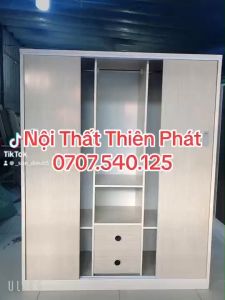 [RẺ VÔ ĐỊCH]TỦ QUẦN ÁO  4 CÁNH CỬA LÙA ĐÀI LOAN THIẾT KẾ  BẢO HÀNH 12 THÁNG