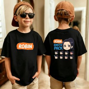 Bandai | Kids Luffy Cotton T-shirt One Piece Printed Top  Japanese Anime Mens T-Shirt Roronoa Zoro Boy Childrens Sanji Short Sleeve