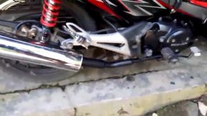 LEHERAN MODEL STD SUPRA X 125 WARNA HITAM BAHAN TEBAL