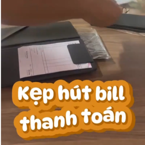 Bìa Kẹp Bill Thanh Toán- Bao Da Tính Tiền