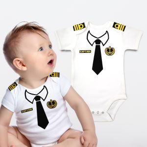 Baby Onesies PH Seaman Career Baby Onesie 0-12 months Newborn Baby Boy Baby Girl Seafarer Profession Monthly Outfit