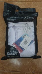 Bergo Sekolah Zoya/Bergo Cerdas/ kerudung sekolah murah