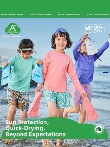 Kocotree | Children Boys Girls Long Sleeve Separable Sun Protection Swimwear Set