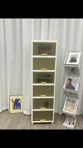 Flip Top Drawer Storage Cabinet