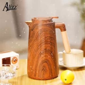 Siêu rẻ - Bình thủy tinh cách nhiệt dung tích lớn 1000ml Chính hãng Alizz giữ nhiệt an toàn sức khỏe bình giữ nhiệt lõi thủy tinh cách nhiệt