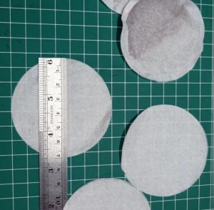 kantong teh celup bundar diameter 68 cm 10 pcs