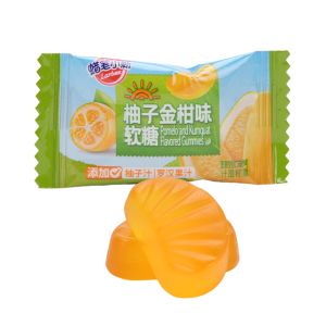 Soft Candy Lemon And Grapefruit Flavor Wedding Candy Snacks Leisure Bulk Pack 500g Traditional Chinese Candy from Fujian