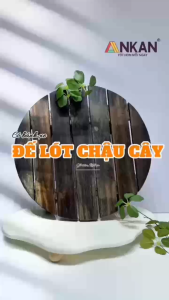 Đế Đôn Chậu Cây Chậu Hoa Đường Kính 35cm Có Bánh Xe Thích Hợp Để Trong Nhà Ngoài Trời Tiện Lợi Di Chuyển
