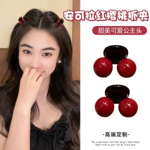 Red Cherry Hair Claw Clip & Women's Hair Decorations