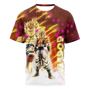 Bandai | 2026 Summer Fashion New Dragon Ball Sun Wukong 3D Printed Fast Drying Breathable Mens Casual Sports T-shirt in Large Size