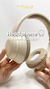 TWOSTAR Headphone Bluetooth Gaming Macaron Full Bass Original
