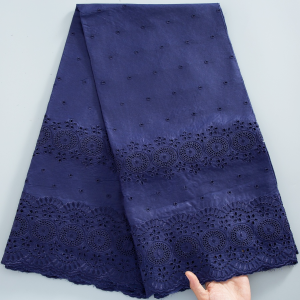 Grey African Swiss Voile Lace Fabric For Men Embroidery African Dry Cotton Lace High-End Fashion Swiss Lace For Male Formal Ou